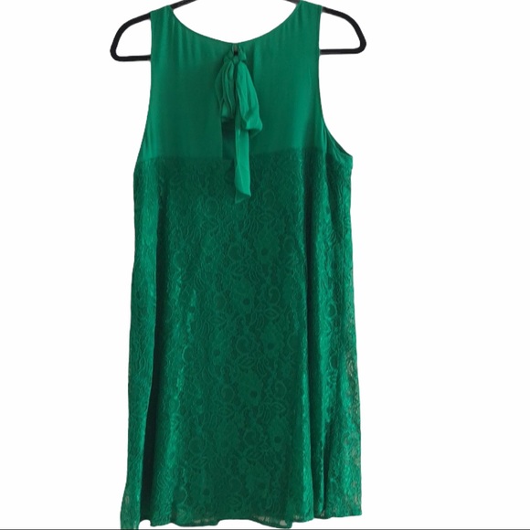 Anthropologie Leifsdottir green lace dress - Picture 2 of 7